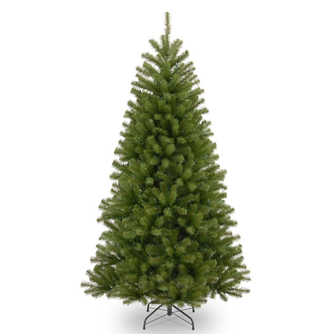 North Valley Artificial Green Spruce Christmas Tree Size: 6.5 ft