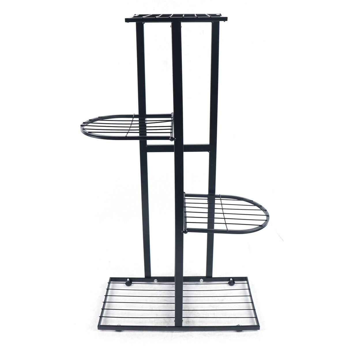4 Tier Iron Flower Pot Holder Plant Stand Storage Shelf Planter Display Rack Space Saving Sturdy Durable Good Quality for Bedroom Living Room Corridor