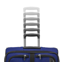 American Tourister Cargo Max 25" Softside Medium Checked Spinner Luggage Single Piece - Sapphire Blue