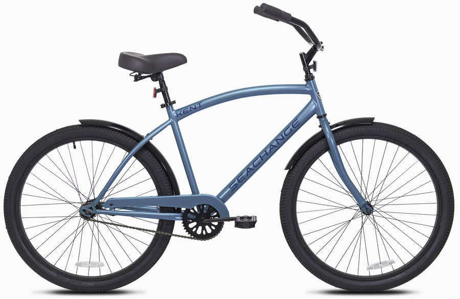 Bicycles 27.5 in Male Sea Change Beach Cruiser Bike, Metallic Blue
