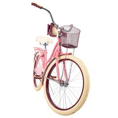 24" Nel Lusso Girls' Cruiser Bike, Pink Blush Powder