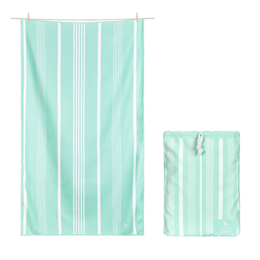 Dock & Bay Quick Dry Bath Towel & Home Towel - Eucalyptus Green