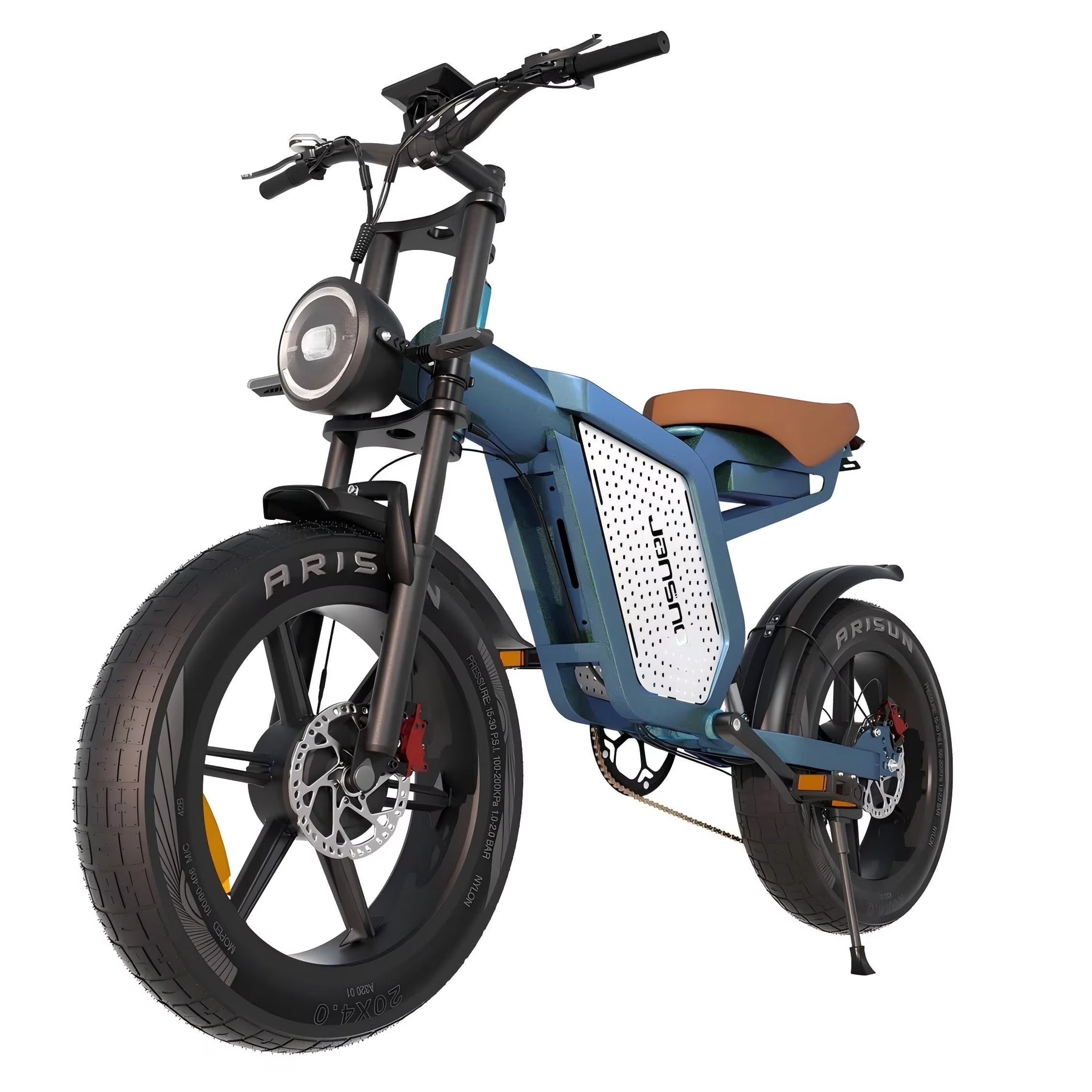 JANSNO X60 20" Fat Tire Ebike Electric Bike 1500W Dual Motor Dual Suspension 48V 23ah, 750w*2 Dual Motor 80 Miles Long Range Hydraulic Disc for Adult, UL2849 MTB