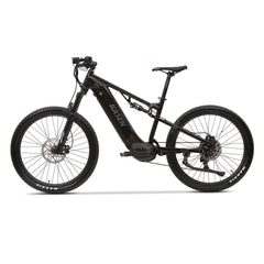 Kasen Electric Mountain Bike Mid - Driven 500w 48v 15ah Full Suspension Throttle and Pedal Assist