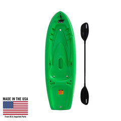 Lifetime Recruit 6.5 Ft Youth Sit - on - Top Kayak, Lime Green (90765)