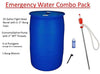 55 Gallon Emergency Water Storage Barrel Combo Pack
