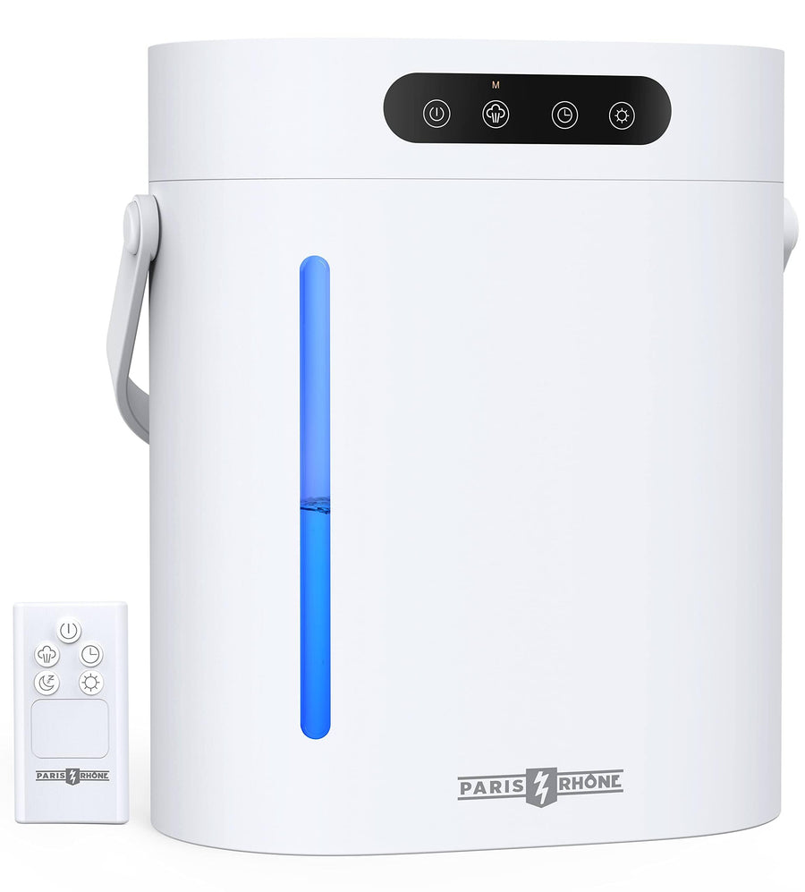 6L Humidifiers for Bedroom Large Room, Paris Rh?ne Top Fill Cool Mist Humidifiers for Baby, Plants, Nursery, Essential Oil Diffuser, 60Hours, Sleep