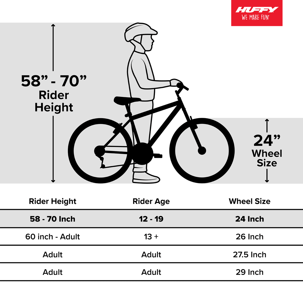 Huffy 24" Rock Creek Boys Mountain Bike for Men