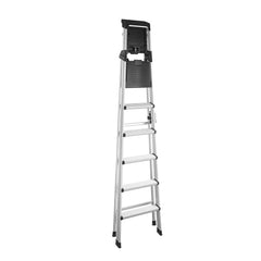 Cosco 8 Ft. Signature Series Aluminum Folding Step Ladder 300 lb. Type IA (12 Ft. Max Reach)