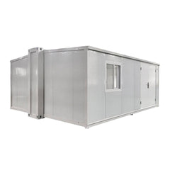 20 ft. x 16 ft. x 8 ft. Expandable Metal Storage Shed with Lockable Door and Windows (320 Sq. ft.)