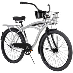 Huffy 26" Nel Lusso Cruiser Bike, Fits Riders 5'0"+, Matte Black, Adult, Men'S