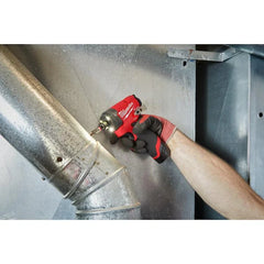 M12 FUEL 12V Lithium - Ion Cordless 3/8 In. Ratchet and 1/4 In. Impact Driver Kit (2 - Tool) W/Batteries, Charger & Bag