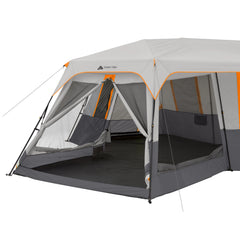 Ozark Trail 20' x 18' 12 - Person 3 - Room Instant Cabin Tent with Screen Room, 56.5 lb