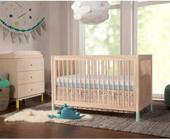 Dual Sided Crib and Toddler Mattress, 6 in 2 - in - 1 Foam Baby Mattress for Standard Full Size Crib, with Removable Washable Cover