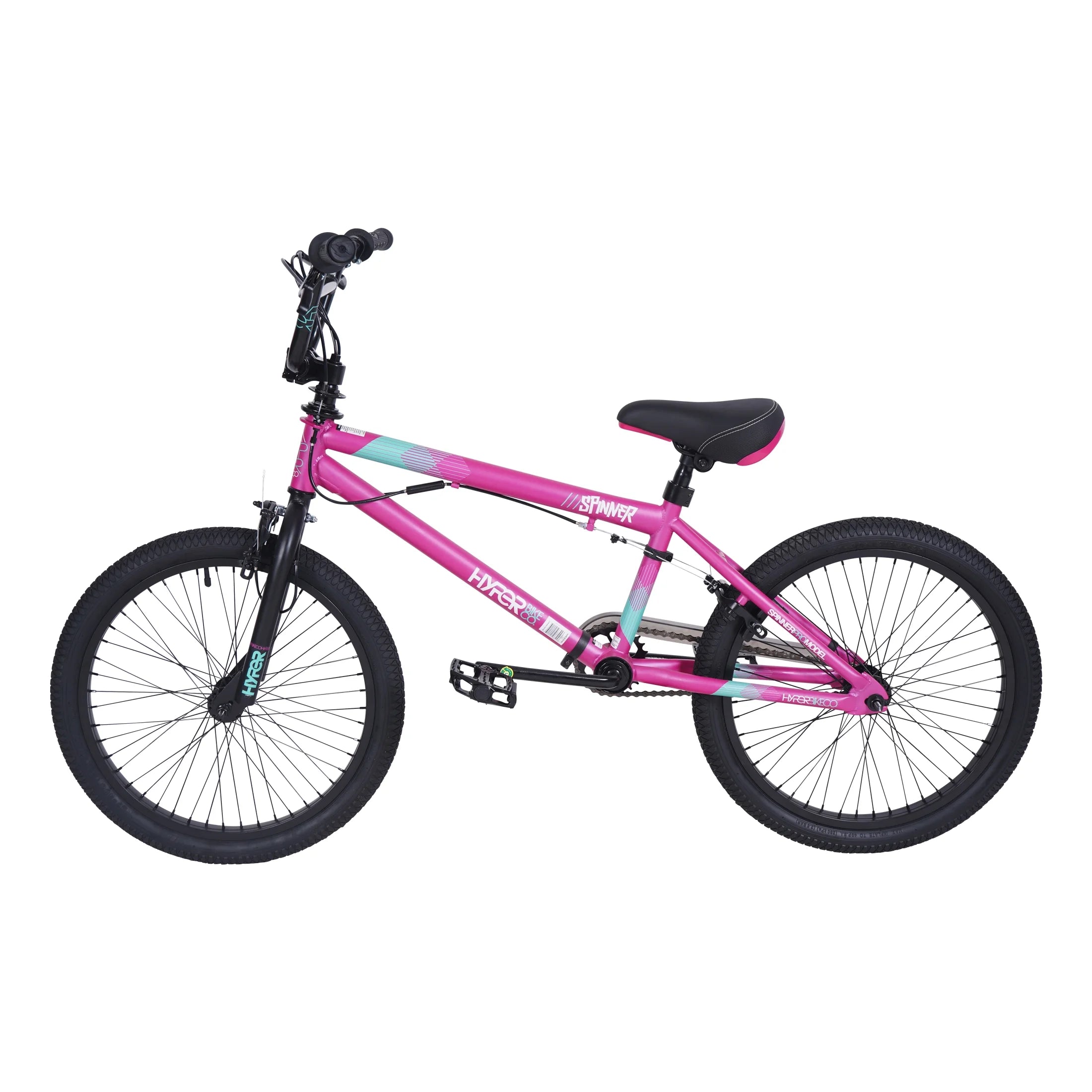 20" Hyper Bicycles Girl'S Spinner BMX Bike for Kids, Pink, Age Group 8 to 13, Child, Tween