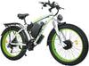 3000W Peak Dual Motor Ebike, 52V 30AH Battery Electric Bike for Adults, 7 - Speed 40MPH AWD Ebike Mountain Snow E - Bike with 26" x 4.0 Fat Tire MTB Hydraulic Disc Brake for Off - Road Snow