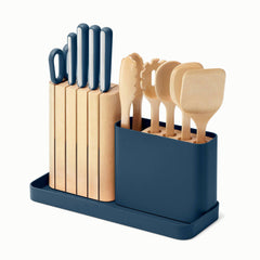 Caraway 14-Piece Knife & Utensils Prep Set in Navy