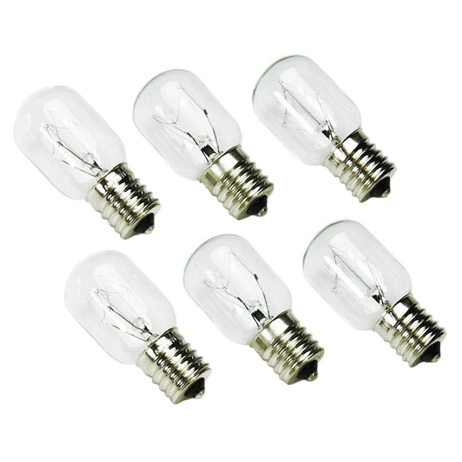 PaeorRorL 8206232a Microwave Oven Light Bulbs,6 Pack 40W 125V E17 Under Hood Microwave Oven Light Replacement Parts,Exact Fit for Whirlpool Maytag Microwaves