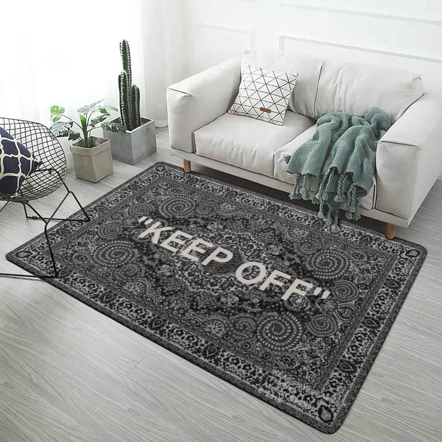 YIKUDU Keep Off Large Rugs Floor Mat Modern Carpet for Home Decoration Area Rug,Cozy Art Decoration Polyester Carpet 63 x 47 inch