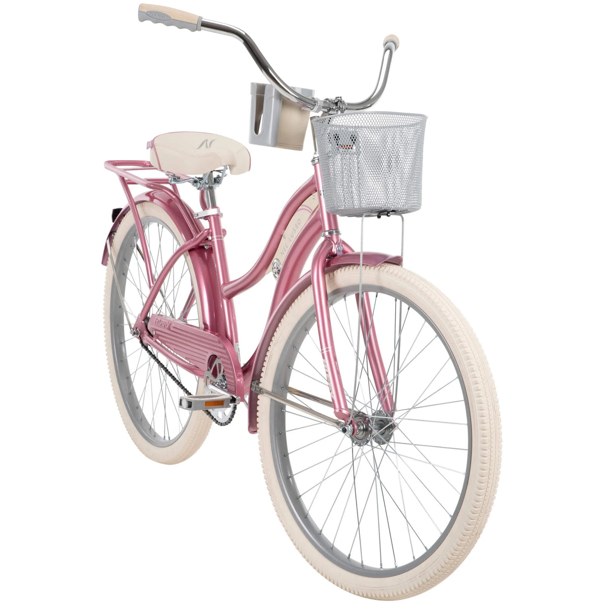 Huffy 26" Nel Lusso Cruiser Bike, Fits Riders 5'0"+, Light Blue, Adult, Women'S