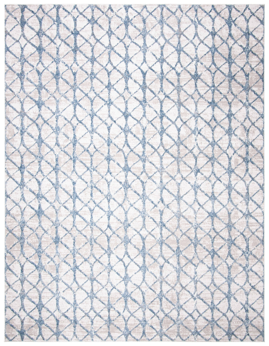Safavieh Amelia Floella Geometric Area Rug, Grey/Blue, 9' Square