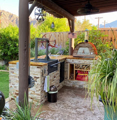 Authentic Pizza Ovens Maximus Portable Wood - Fired Pizza Oven - Red, Outdoor Pizza & Bread Oven