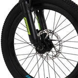 20 - Inch Oxide Boys Mountain Bike for Kids, Lime / Blue