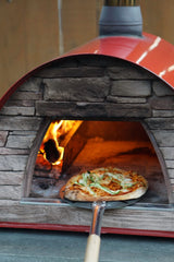 Authentic Pizza Ovens Maximus Portable Wood - Fired Pizza Oven - Red, Outdoor Pizza & Bread Oven