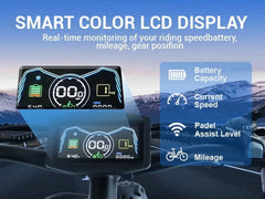5000W (Peak) Electric - Bike for Adults, 60V 25AH Battery Electric Motorcycle, Dual - Motor - Ebike 50MPH Ebike, 26*4.0 Fat Tire Electric - Bicycle, AWD 21 - Speed Mountain Bike for All - Road UL 2849