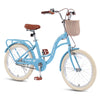 Bstjewey 20 in Girls Bike with Basket, Kids Bicycle for Ages 7 - 13