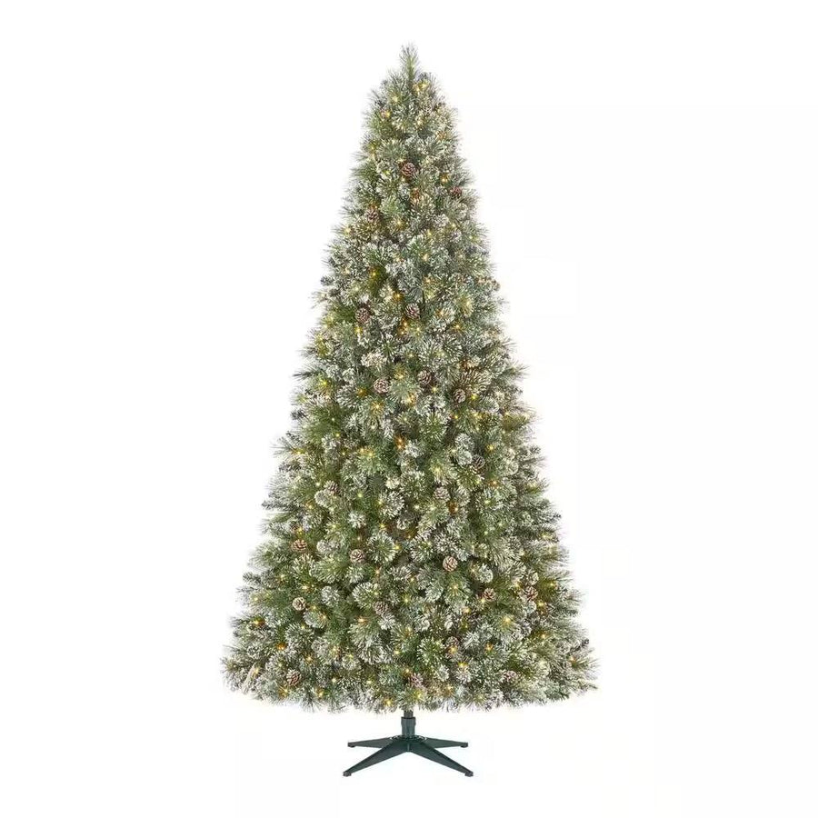 Home Holiday Accent Christmas Pre-Lit Artificial Tree Home Accents 9 ft Amelia Pine LED 600 Lights