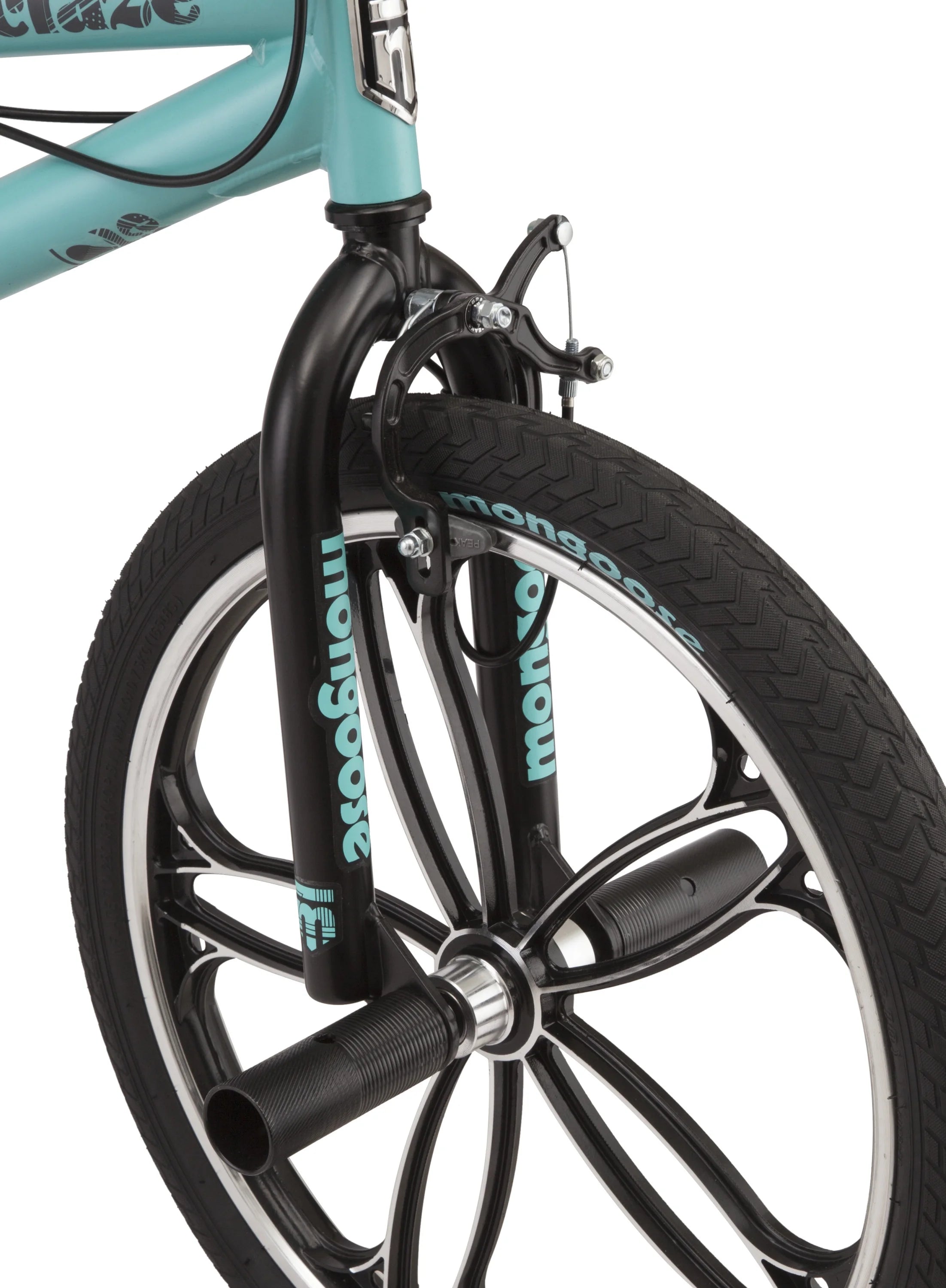 20" Craze BMX Kid'S Bike, Ages 6+, Black & Mint