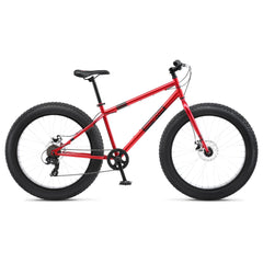 Mongoose Dolomite Adult Fat Tire Mountain Bike, 26 - Inch Wheel, Red