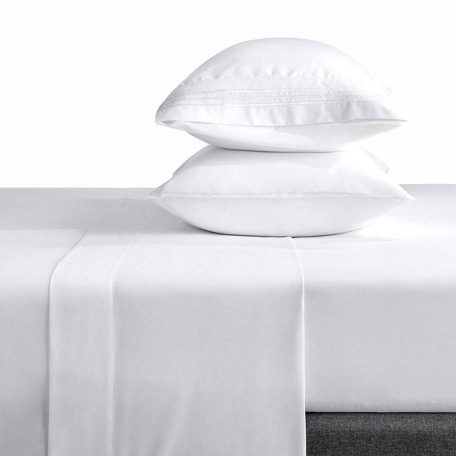 CozyLux Queen Bed Sheets Set 1800 Series 4-Piece Embroidered Double Brushed Microfiber Sheets 16" Deep Pocket Hotel Soft Luxury Bedding Sheet Set, Wri