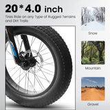 20 in Mountain Bike for 7 - 15 Years Old, 7 Speed Kids Bike with High Carbon Steel Frame, Fat Tire and Dual Disc Brake, Front Suspension Mountain Bicycle Gift for Boys Girls, Grey - Orange
