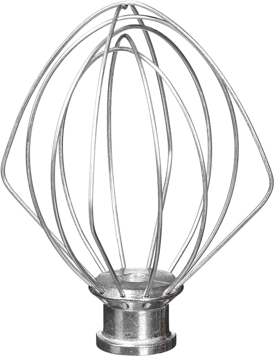 6-Wire Whip Attachment Fits KitchenAid Tilt-Head Stand Mixer Replace K45ww Stainless Steel Egg Heavy Cream Beater Cakes Mayonnaise Whisk