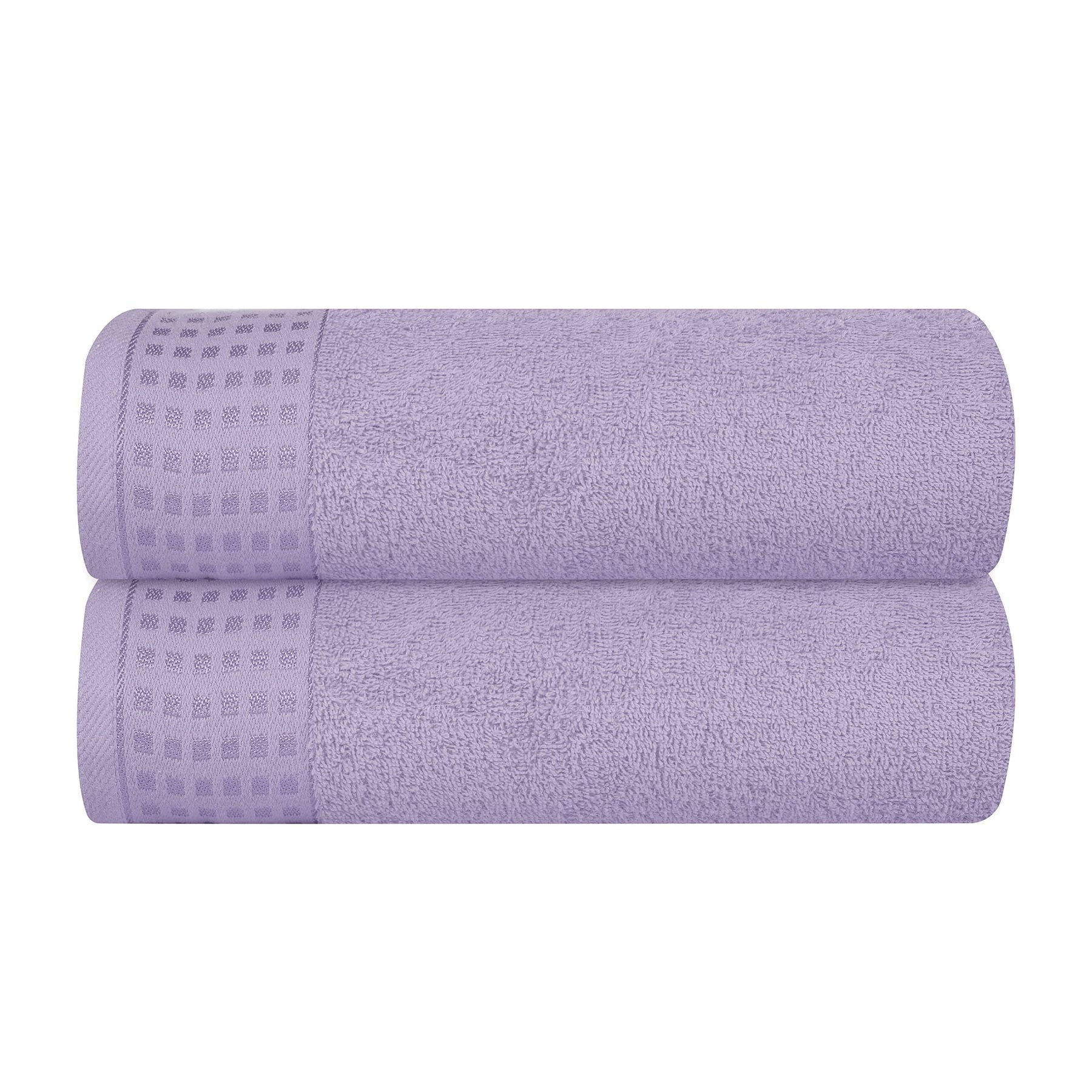 GLAMBURG 100% Cotton 2 Pack Oversized Bath Towel Set 28x55 Inches, Ultra Soft Highly Absorbant Compact Quickdry & Lightweight Large Bath Towels, Ideal