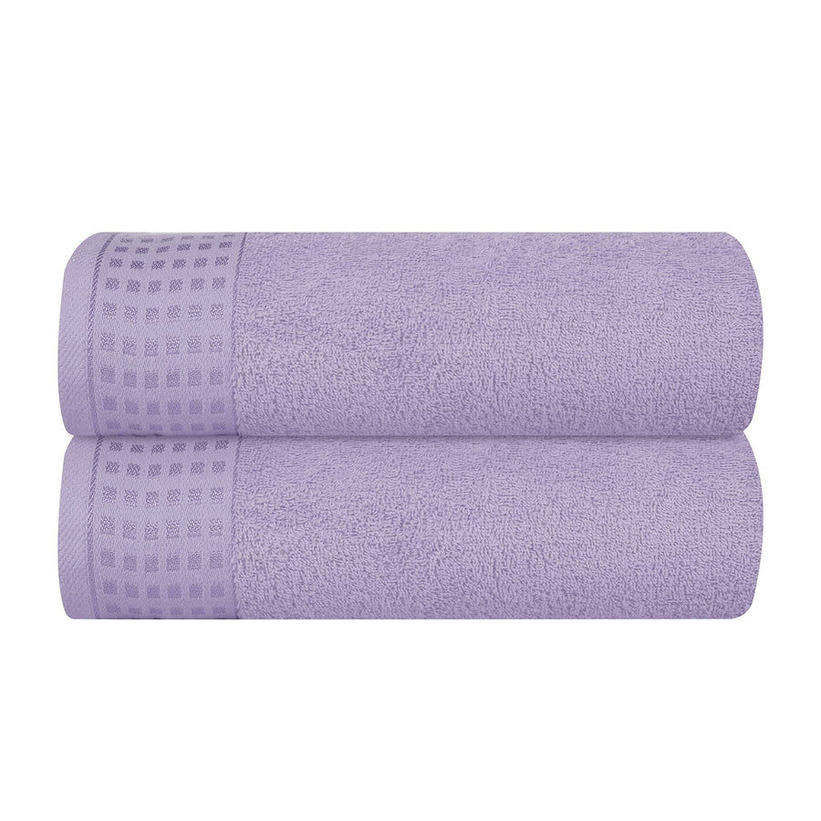 GLAMBURG 100% Cotton 2 Pack Oversized Bath Towel Set 28x55 Inches, Ultra Soft Highly Absorbant Compact Quickdry & Lightweight Large Bath Towels, Ideal