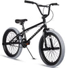 Cubsala 20 in Kids BMX Bike Freestylefor Age 6 - 14 Years Old Boys Girls with 4 Pegs, Black with Red Tires