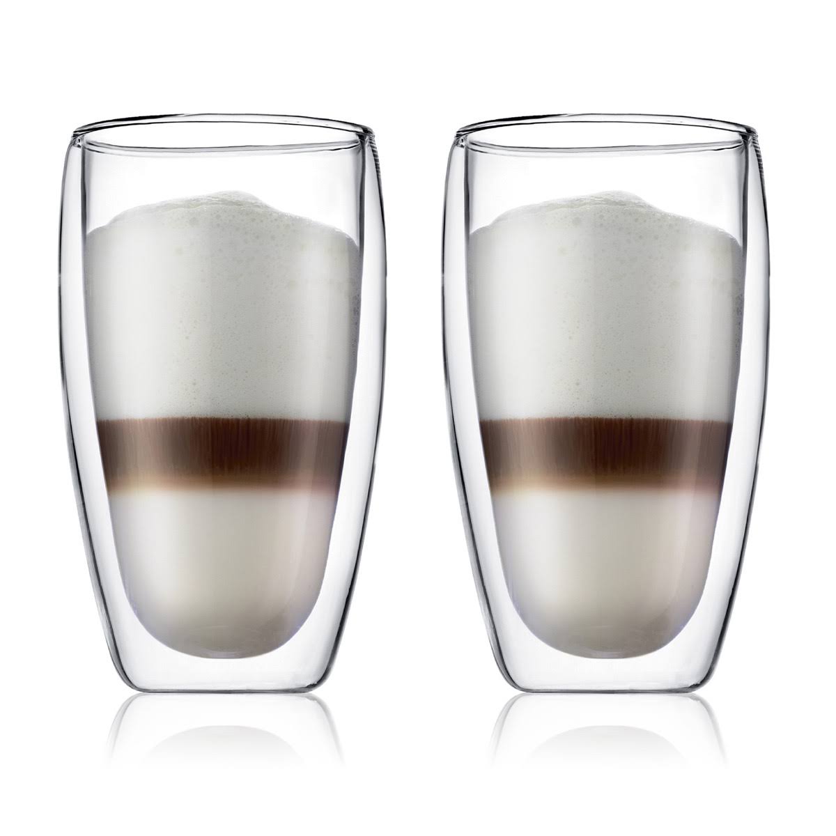Bodum 2pc Pavina Double Wall 15oz Drinking Glasses