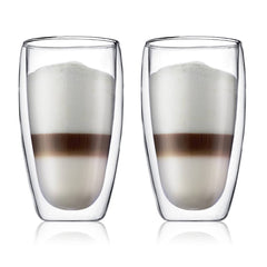 Bodum 2pc Pavina Double Wall 15oz Drinking Glasses