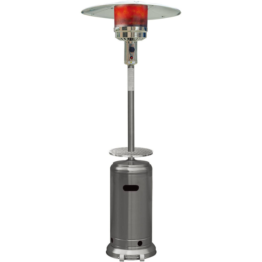 Hanover 7' Tall 41,000 BTU Stainless Steel Umbrella Propane Patio Heater