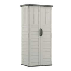 Suncast BMS1250 Resin Vertical Storage Shed Building, 22 Cubic Feet