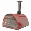 Authentic Pizza Ovens Maximus Portable Wood - Fired Pizza Oven - Red, Outdoor Pizza & Bread Oven