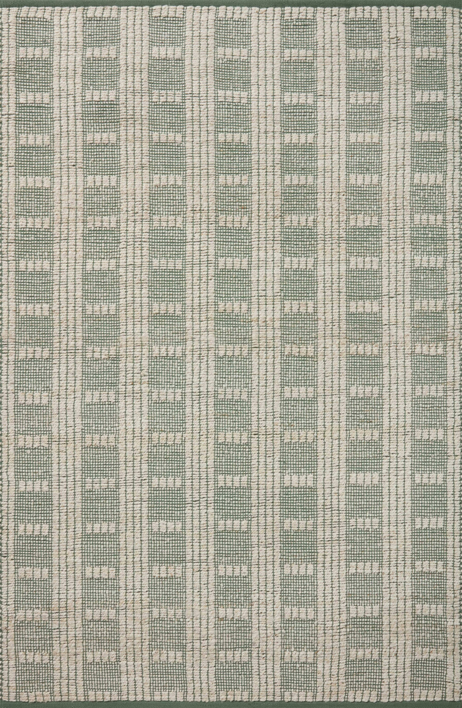 Angela Rose x Loloi 2'6" 8'0" Ivory/Sage Colton CON-03 Runner Area Rug