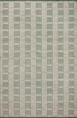Angela Rose x Loloi 2'6" 8'0" Ivory/Sage Colton CON-03 Runner Area Rug