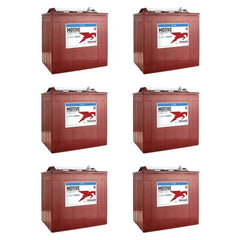6 - Volt Golf Cart Batteries - Trojan Battery 6V/225ah T - 105 (6 - Pack, 36V)