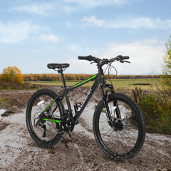 26 in Mountain Bike for Men, Adult Mens Bike with 21 Speed & Disc Brakes