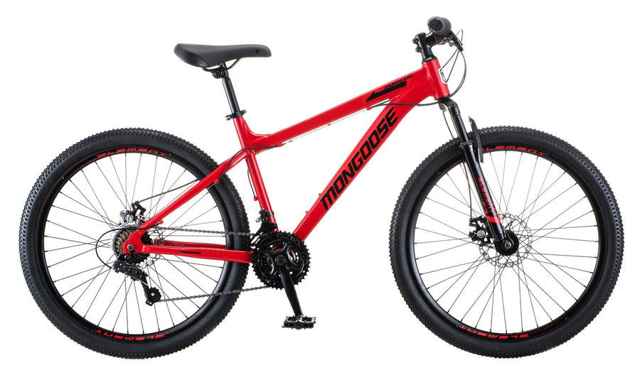 26 - In. Durham Unisex Mountain Bike, Red and Black, 21 Speeds