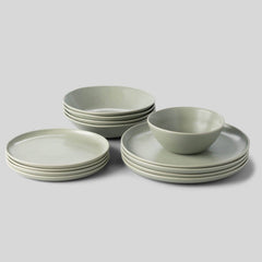 Fable Base Dinnerware Set in Beachgrass Green